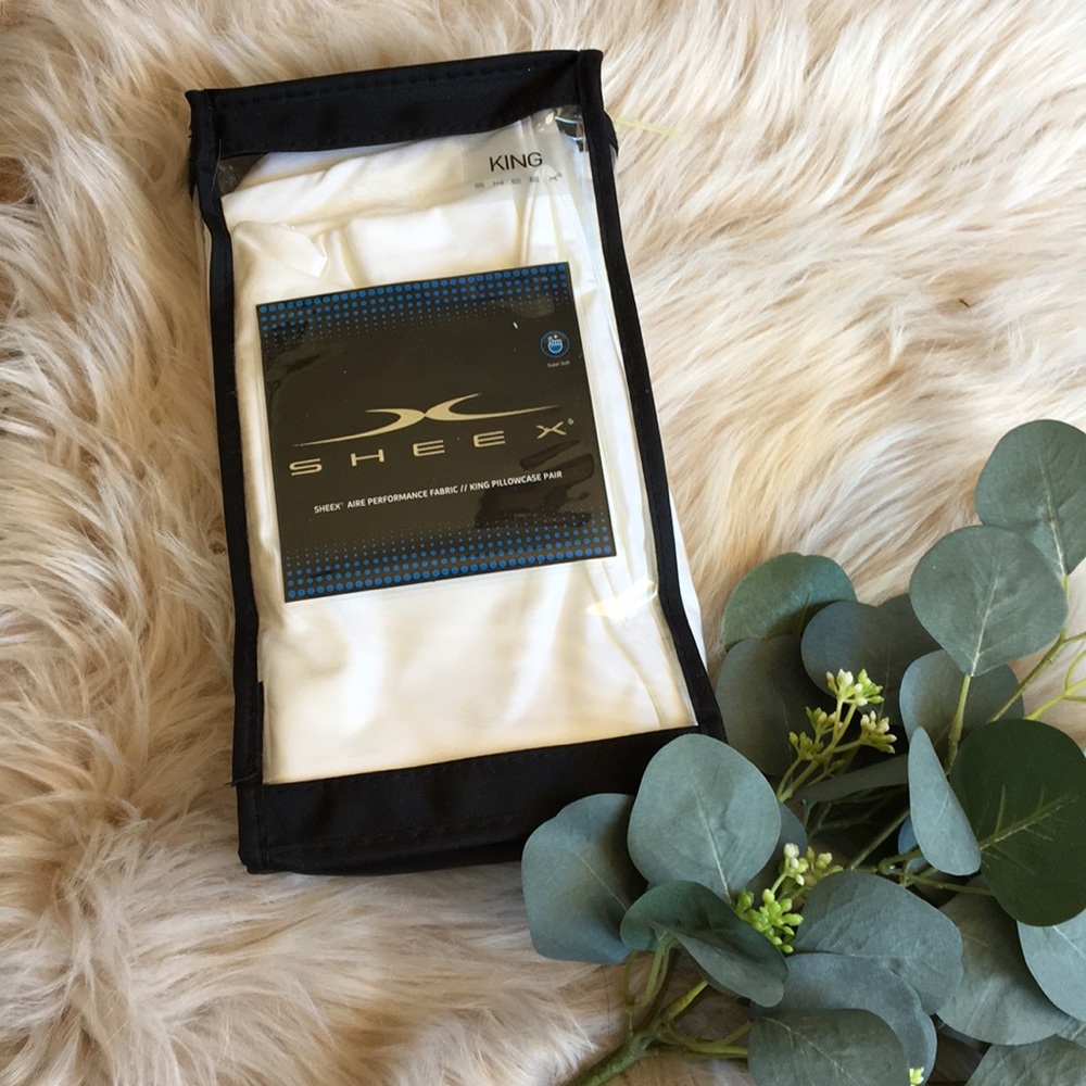 Sheex Aire Performance Fabric King Pillowcase Pair